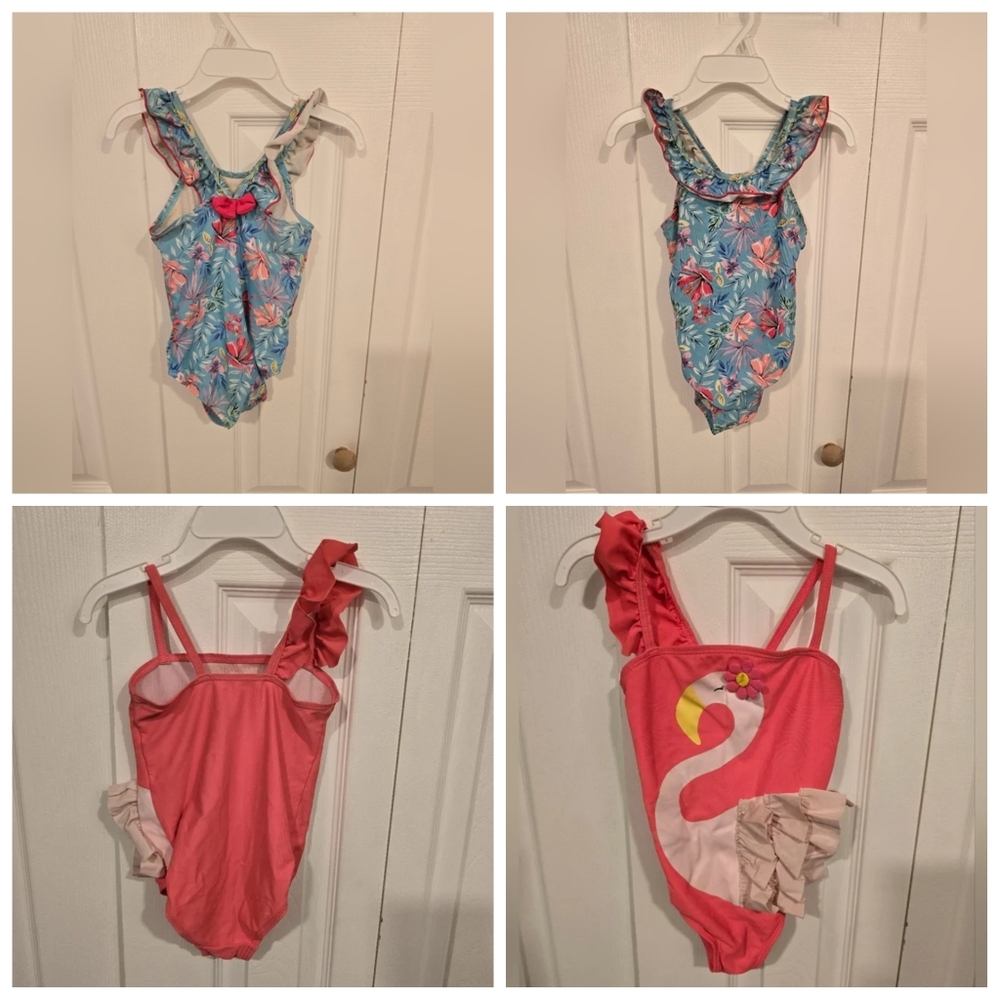 Bundle of 2 Girls One Piece Swimsuits | Size 18-24 Months